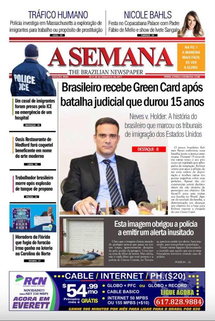 A Semana, edición n.º 684, portada (22 al 28 de septiembre de 2017)