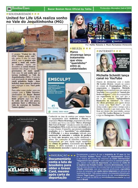 Brazilian Times, p. 24 (2 de diciembre de 2020)